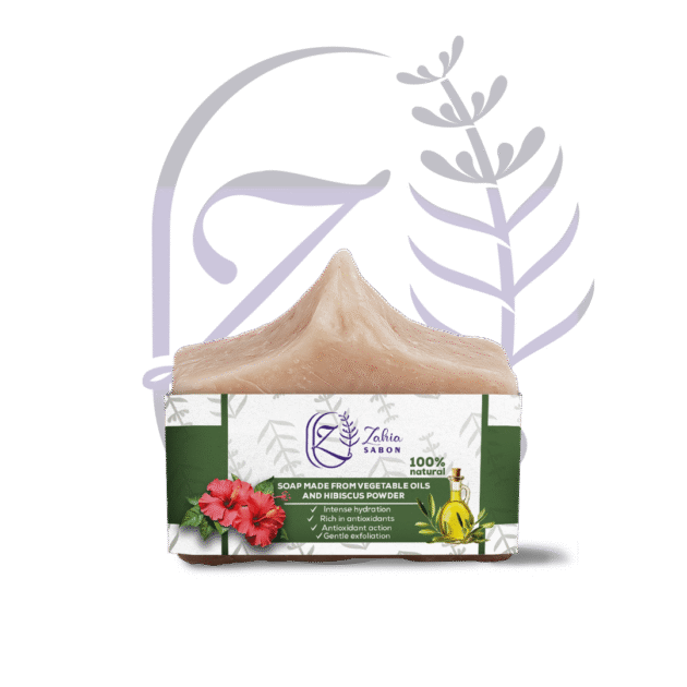 Savon d'hibiscus | صابون مسحوق الكركديه