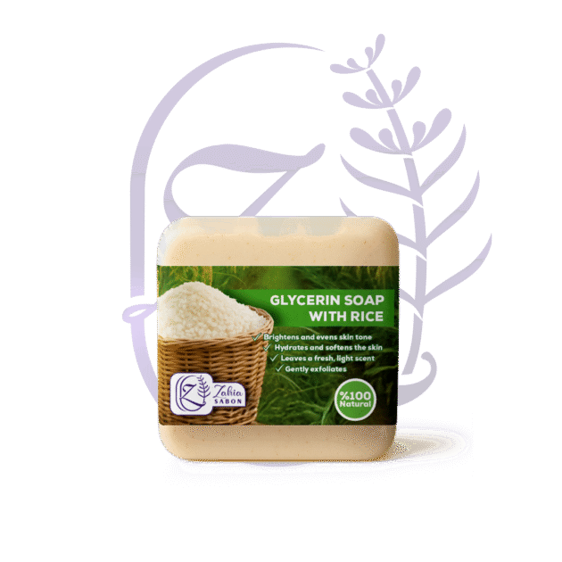 Savon à la glycérine et au riz | صابون بالغليسيرين و الأرز